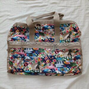 LeSportsac Guam Exclusive Print Large Deluxe Weekender Duffel Bag